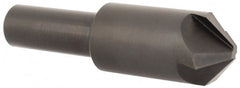 Hertel - 3/4" Head Diam, 1/2" Shank Diam, 4 Flute 100° High Speed Steel Countersink - All Tool & Supply