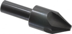 Hertel - 7/8" Head Diam, 1/2" Shank Diam, 4 Flute 60° High Speed Steel Countersink - All Tool & Supply