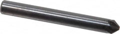 Hertel - 3/16" Head Diam, 3/16" Shank Diam, 6 Flute 82° High Speed Steel Countersink - All Tool & Supply