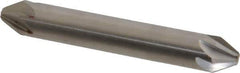 Hertel - 3/8" Head Diam, 3/8" Shank Diam, 6 Flute 60° High Speed Steel Countersink - 2-1/2" OAL, Straight Shank - All Tool & Supply