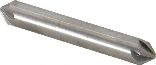 Hertel - 3/8" Head Diam, 3/8" Shank Diam, 6 Flute 82° High Speed Steel Countersink - All Tool & Supply