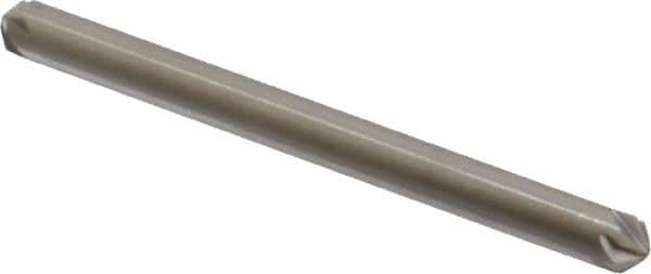 Hertel - 1/8" Head Diam, 1/8" Shank Diam, 6 Flute 100° High Speed Steel Countersink - All Tool & Supply