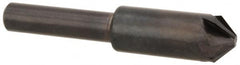 Hertel - 3/8" Head Diam, 1/4" Shank Diam, 6 Flute 90° High Speed Steel Countersink - All Tool & Supply