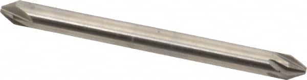 Hertel - 1/8" Head Diam, 1/8" Shank Diam, 6 Flute 60° High Speed Steel Countersink - All Tool & Supply