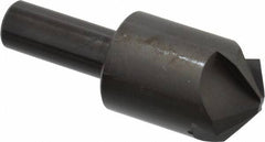 Hertel - 1" Head Diam, 1/2" Shank Diam, 4 Flute 120° High Speed Steel Countersink - All Tool & Supply