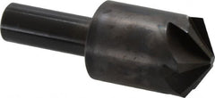 Hertel - 1" Head Diam, 1/2" Shank Diam, 6 Flute 120° High Speed Steel Countersink - All Tool & Supply