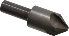 Hertel - 7/8" Head Diam, 1/2" Shank Diam, 4 Flute 82° High Speed Steel Countersink - All Tool & Supply