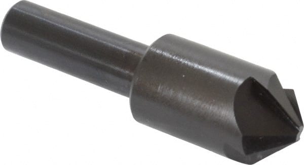 Hertel - 5/8" Head Diam, 3/8" Shank Diam, 4 Flute 100° High Speed Steel Countersink - All Tool & Supply