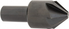 Hertel - 1-1/4" Head Diam, 3/4" Shank Diam, 6 Flute 82° High Speed Steel Countersink - All Tool & Supply