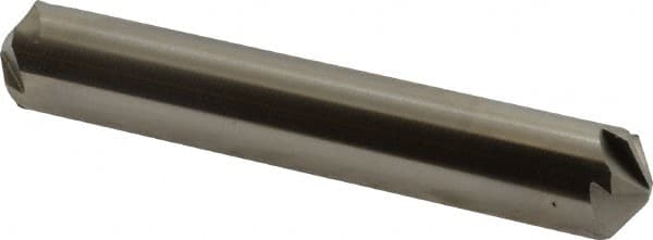 Hertel - 1/2" Head Diam, 1/2" Shank Diam, 6 Flute 120° High Speed Steel Countersink - All Tool & Supply