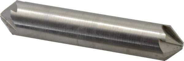 Hertel - 3/4" Head Diam, 3/4" Shank Diam, 6 Flute 90° High Speed Steel Countersink - 4" OAL, Straight Shank - All Tool & Supply