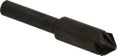 Hertel - 3/8" Head Diam, 1/4" Shank Diam, 6 Flute 90° High Speed Steel Countersink - All Tool & Supply