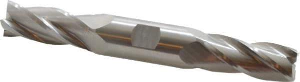 Hertel - 20mm, 1-7/8" LOC, 7/8" Shank Diam, 6-1/8" OAL, 4 Flute, High Speed Steel Square End Mill - Double End, Uncoated - All Tool & Supply