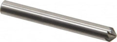 Hertel - 3/16" Head Diam, 3/16" Shank Diam, 6 Flute 100° Solid Carbide Countersink - All Tool & Supply