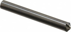 1/4″ Head Diam, 1/4″ Shank Diam, 6 Flute 120° Solid Carbide Countersink 1-1/2″ OAL, Straight Shank