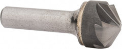 Hertel - 1" Head Diam, 1/2" Shank Diam, 6 Flute 120° Solid Carbide Countersink - All Tool & Supply