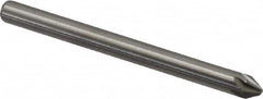 Hertel - 1/8" Head Diam, 1/8" Shank Diam, 6 Flute 60° Solid Carbide Countersink - All Tool & Supply