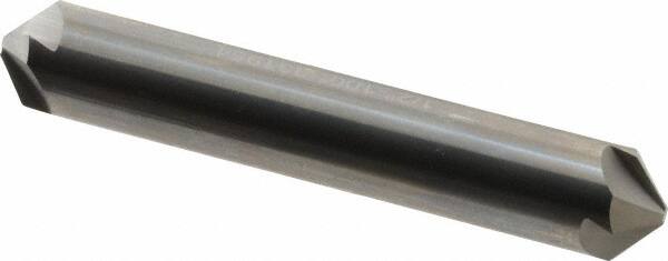 Hertel - 1/2" Head Diam, 1/2" Shank Diam, 4 Flute 100° Solid Carbide Countersink - All Tool & Supply