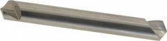 Hertel - 1/4" Head Diam, 1/4" Shank Diam, 1 Flute 120° Solid Carbide Countersink - All Tool & Supply