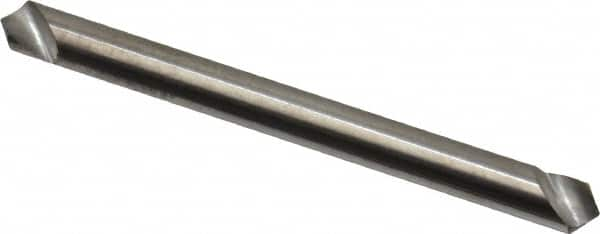 Hertel - 1/8" Head Diam, 1/8" Shank Diam, 1 Flute 100° Solid Carbide Countersink - All Tool & Supply