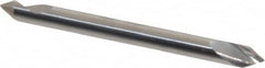 Hertel - 1/8" Head Diam, 1/8" Shank Diam, 1 Flute 60° Solid Carbide Countersink - All Tool & Supply