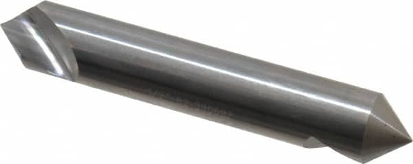 Hertel - 1/2" Head Diam, 1/2" Shank Diam, 1 Flute 82° Solid Carbide Countersink - All Tool & Supply