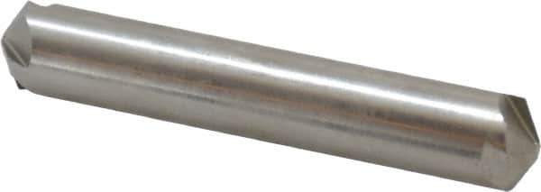 Hertel - 1/2" Head Diam, 1/2" Shank Diam, 4 Flute 120° High Speed Steel Countersink - 3" OAL, Straight Shank - All Tool & Supply