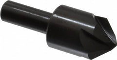 Hertel - 1" Head Diam, 1/2" Shank Diam, 4 Flute 90° High Speed Steel Countersink - All Tool & Supply