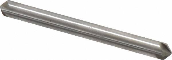 Hertel - 3/16" Head Diam, 3/16" Shank Diam, 4 Flute 100° High Speed Steel Countersink - All Tool & Supply