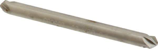 Hertel - 1/8" Head Diam, 1/8" Shank Diam, 4 Flute 90° High Speed Steel Countersink - 1-1/2" OAL, Straight Shank - All Tool & Supply