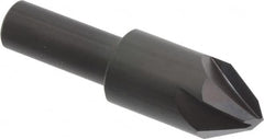 Hertel - 3/4" Head Diam, 1/2" Shank Diam, 4 Flute 60° High Speed Steel Countersink - All Tool & Supply