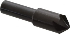 Hertel - 1/2" Head Diam, 3/8" Shank Diam, 4 Flute 90° High Speed Steel Countersink - All Tool & Supply