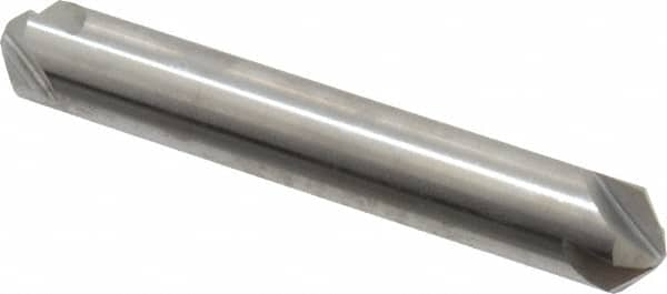 Hertel - 3/8" Head Diam, 3/8" Shank Diam, 4 Flute 100° High Speed Steel Countersink - All Tool & Supply