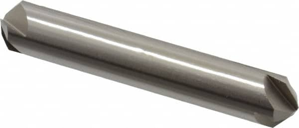 Hertel - 1/2" Head Diam, 1/2" Shank Diam, 4 Flute 100° High Speed Steel Countersink - All Tool & Supply