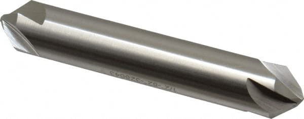 Hertel - 1/2" Head Diam, 1/2" Shank Diam, 4 Flute 82° High Speed Steel Countersink - All Tool & Supply