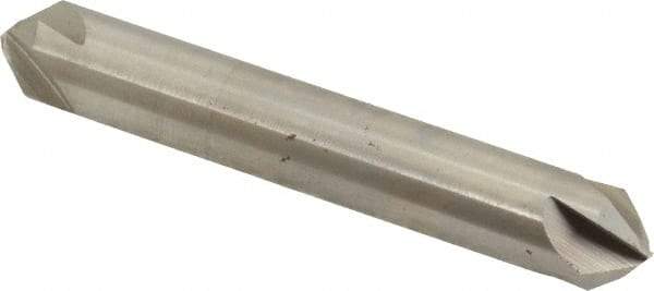 Hertel - 3/8" Head Diam, 3/8" Shank Diam, 4 Flute 82° High Speed Steel Countersink - 2-1/2" OAL, Straight Shank - All Tool & Supply