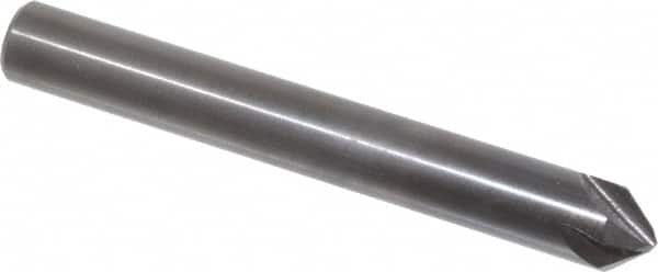 Hertel - 1/4" Head Diam, 1/4" Shank Diam, 4 Flute 82° High Speed Steel Countersink - All Tool & Supply