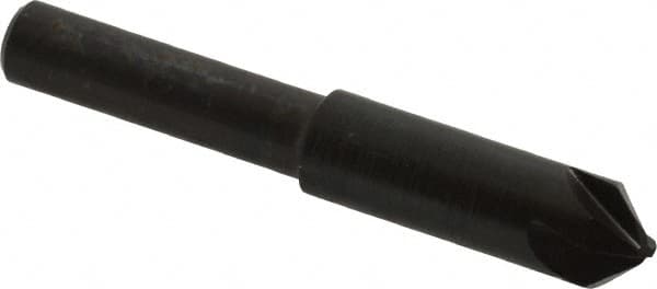 Hertel - 5/16" Head Diam, 1/4" Shank Diam, 4 Flute 82° High Speed Steel Countersink - All Tool & Supply