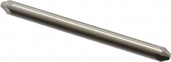 Hertel - 1/8" Head Diam, 1/8" Shank Diam, 4 Flute 60° High Speed Steel Countersink - All Tool & Supply