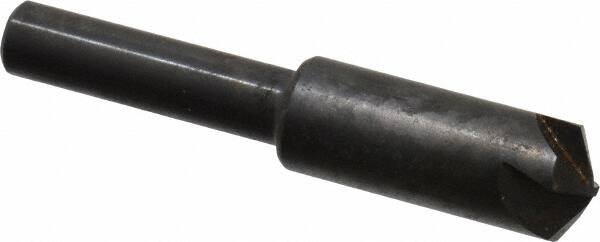 Hertel - 3/8" Head Diam, 1/4" Shank Diam, 4 Flute 120° High Speed Steel Countersink - All Tool & Supply