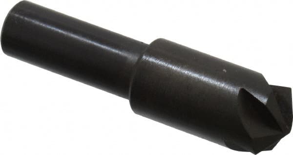 Hertel - 1/2" Head Diam, 3/8" Shank Diam, 4 Flute 120° High Speed Steel Countersink - All Tool & Supply