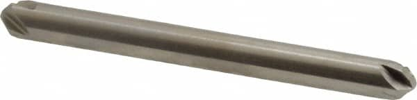 Hertel - 3/16" Head Diam, 3/16" Shank Diam, 4 Flute 100° High Speed Steel Countersink - All Tool & Supply