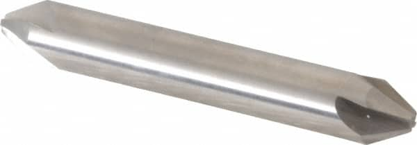 Hertel - 3/8" Head Diam, 3/8" Shank Diam, 4 Flute 60° High Speed Steel Countersink - All Tool & Supply