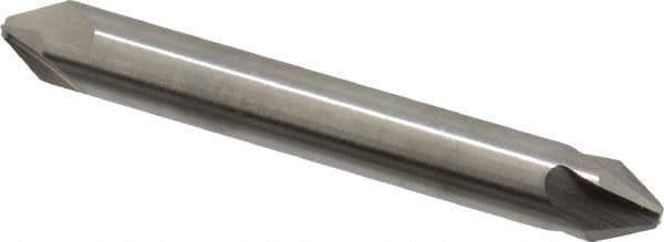 Hertel - 1/4" Head Diam, 5/16" Shank Diam, 4 Flute 60° High Speed Steel Countersink - All Tool & Supply