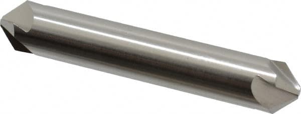 Hertel - 1/2" Head Diam, 1/2" Shank Diam, 4 Flute 90° High Speed Steel Countersink - All Tool & Supply