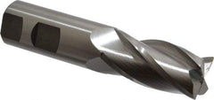 Hertel - 1", 4 Flute, Cobalt, 0.03" Corner Radius End Mill - 4-1/2" OAL, Right Hand Flute, 2" LOC, Right Hand Cut - All Tool & Supply