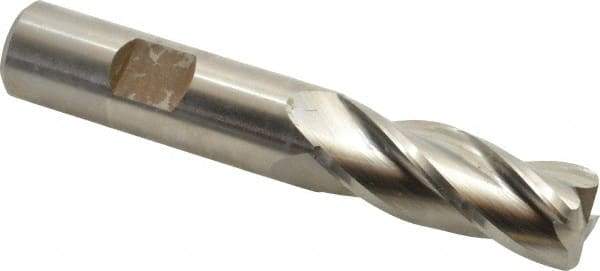 Hertel - 5/8", 4 Flute, Cobalt, 0.09" Corner Radius End Mill - 3-3/4" OAL, Right Hand Flute, 1-5/8" LOC, Right Hand Cut - All Tool & Supply