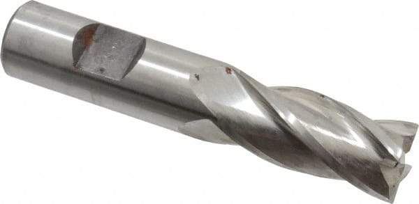 Hertel - 3/4", 4 Flute, Cobalt, 0.02" Corner Radius End Mill - 3-7/8" OAL, Right Hand Flute, 1-5/8" LOC, Right Hand Cut - All Tool & Supply