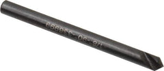 Hertel - 1/8" Head Diam, 1/8" Shank Diam, 1 Flute 90° High Speed Steel Countersink - 1-1/2" OAL, Straight Shank - All Tool & Supply