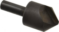 Hertel - 1-1/4" Head Diam, 1/2" Shank Diam, 1 Flute 90° High Speed Steel Countersink - All Tool & Supply